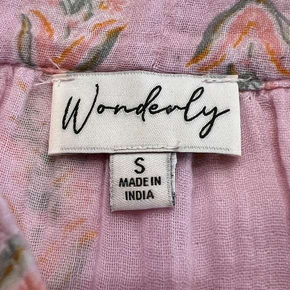 Wonderly Pink Floral Cotton Gauze Tiered Maxi Dress - Picture 6 of 10